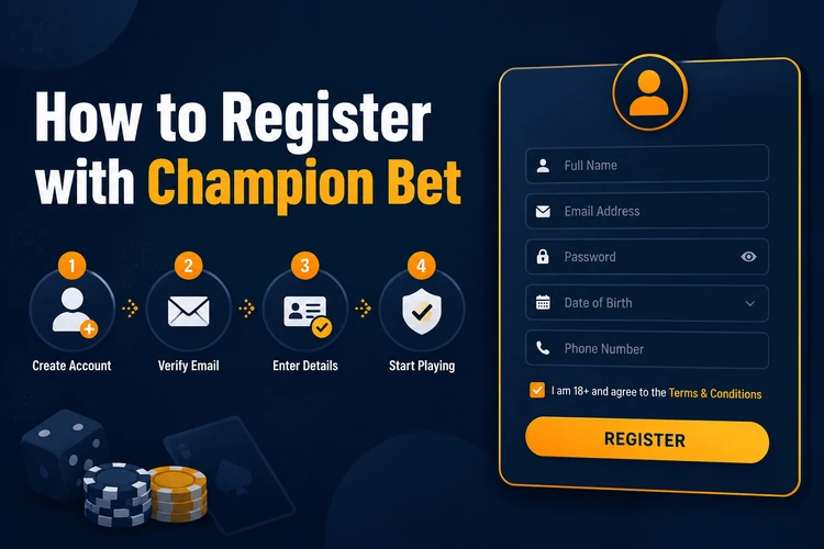 How to Register with Champion Bet